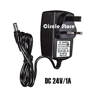 Universal Charger Plug AC Converter Adapter DC 24V/1A