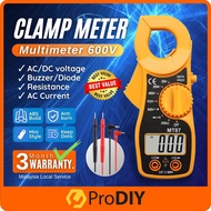 MT87 Digital Multimeter Electronic Volts Amps Clamp Digital Meter Tester 钳形万用表