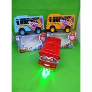 Telolet Bus Car Toy with Sound and Lights 5D 368B-6 Bump N-Go Telolet Bus BP8001
