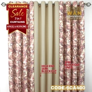 6FT 364-400 SEMI BLOCKOUT RING CURTAIN SOLD PER PANEL