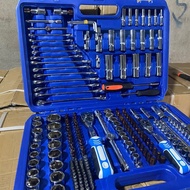 Auto repair tool set 216 pieces sleeve wrench steam protection tool 72 teeth fast wrench sleeve comb