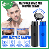 Alat Cukur Kumis Mini Portable Shaver USB Rechargeable Pisau Cukur Elektrik Untuk Potong Jenggot Alis Cambang Alat Rias Penghilang Rambut Halus Wajah - HOMIA
