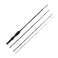 คันเบ็ดตกปลา MIFINE NANO JIG แบบพกพา 4 ท่อน คาร์บอนไฟเบอร์ 30T กำลัง UL น้ำหนักเหยื่อ 0.5-2 กรัม คัน