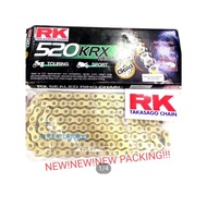 RK 520 KRX X-RING GOLD O-RING GOLD CHAIN 120L 520 X RING 520 O RING (100%ORIGINAL)