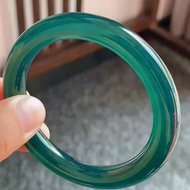 冰種 天然翡翠 緬甸 A玉 玉鐲 • 冰種老藍水翡翠圓鐲