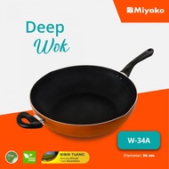 Wok Pan Miyako W34A Non-Stick Frying Pan 34 cm Miyako Handle 1
