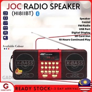 JOC Radio Speaker HI8II BT FM SPEAKER CONTROL RADIO PM