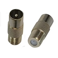 F-Type Female Screw to RF Aerial Male Connector