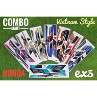 EX5 DREAM BODY STICKER STIKER VIETNAM STYLE STRIPE 7 CUSTOM STRIKE 2020 FIVE STAR EX5 VN/7