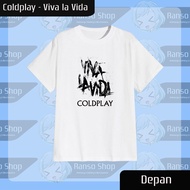Viva La Vida Coldplay T-shirt - Viva La Vida Coldplay Band shirt - Premium DTF Screen Printing Rock 