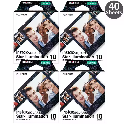 Fujifilm Instax Square Star-illumination Frame Film Photo Paper (10-50 sheets) For SQ10 SQ6 SQ20 Sha