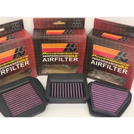AIR FILTER CLEANER Racing K&N KN Yamaha Y15ZR Y15 Y15Z LC135 V1 V2 V3 V4 V5 V6 HONDA RS150R RS150 AF