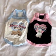 Shitzu Dog Clothes Female Summer Pet Vest for Dog Cute Puppy Outfit Cooling Cat Tshirt Dog Terno Clo