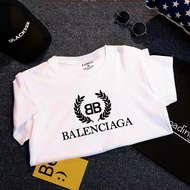 Unisex Balenciaga T Shirt Hot Korean Printed Graphic Short Sleeves Women Men White Black Tshirt Man Fashion Oversize Plus Size Top Tee Woman Loose S-5xl Sport Cotton Shirts Baju