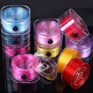 Bead string Bead string Beaded Thread Imported Elastic Thread Flat Silk Bracelet Elastic Rope Wear B