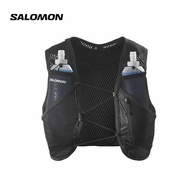 SALOMON Active Skin 4 SET Unisex Running Bag in Black/Metal