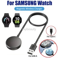 Magnetic Charger For Samsung Galaxy Watch 8 7 6 5 Pro Classic USB Fast Charging Adapter For Samsung 