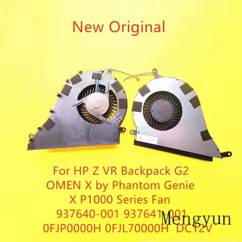 New Original laptop CPU cooling fan for HP Z VR backpack G2 omen X by Phantom Genie X P1000 series f