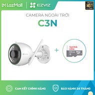 Camera Ezviz C3N Camera Wifi Ngoài Trời Không Dây Chuẩn chống nước IP67 Ghi Hình Ban Đêm Có Màu Tích