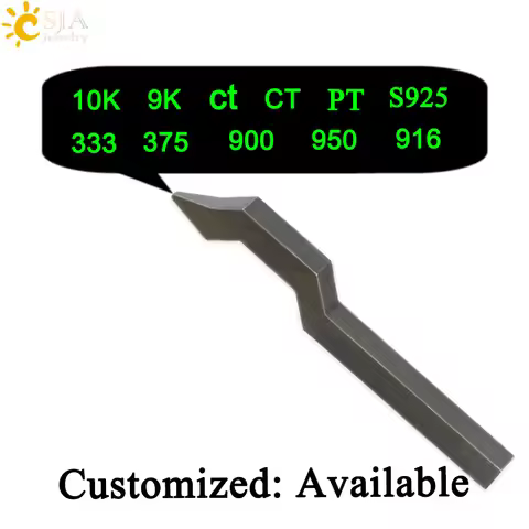 CSJA 10K 9K ct PT 375 333 900 950 S925 916 Marked Ring Bracelet Bangle Metal Stamp Punch Mold Jewell