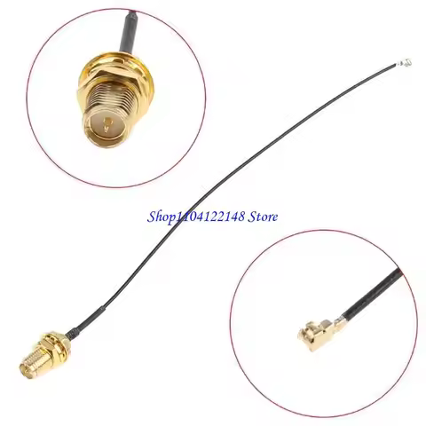P9FA RP-SMA Male 868 MHz 5dBi Wireless Antenna Router Antenna+15cm RP SMA Female to I