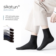 KATUN SIKATUN PURE Cotton - Men Quarter Socks Men's Long Socks 3/s4 100% Cotton