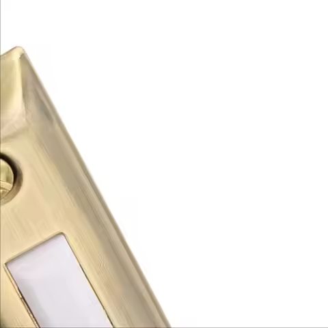 Metal Doorbell Button Wall Mounted Antique Brass Lighted Metal Door Bell Doorbell Push Button Switch