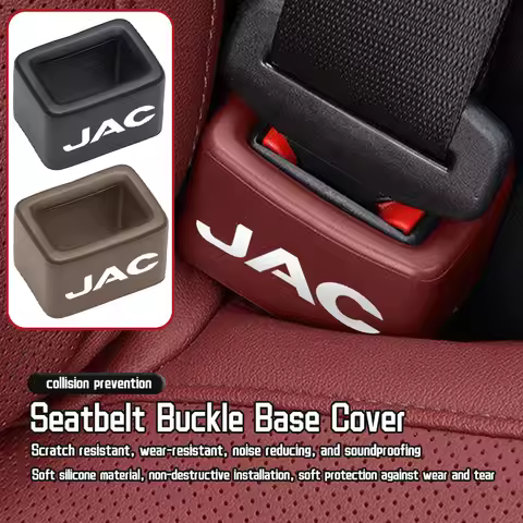 For JAC Car Seat Safety Belt Buckle Base Clip Protection Cover RF8 M3 M4 X8 Plus A5 E10X QX T6 T8 Pr