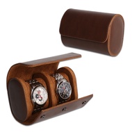 Embers Leather Watch Roll 2 3 slots Luxury Genuine Watch Storage Box Travel Bag Watch Case Gift Box 