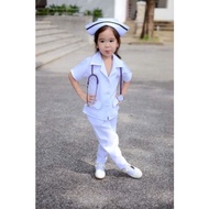Baju Jururawat Budak Nurse Uniform For Kids Baju Nurse Kanak-kanak
