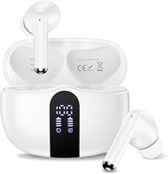 Wireless Ear buds Bluetooth 5.3 Headphones for iPhone 17 Pro Max 17 16E, 40H Playback EarBuds with L