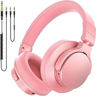 Over Ear Bluetooth Headphones, Studio Monitor & Mixing DJ Headphones Wireless with 50mm Drivers and 