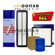 Combo I10, 3 types of filters I10 (14-21): Engine air filter 28113-B4000 + Air conditioner filter 97