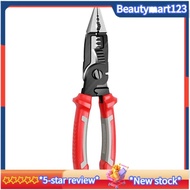 【BM】1Pc 6 in 1 Multifunctional Electrician Pliers Long Nose Pliers Wire Cable Terminal Crimping Hand Tools