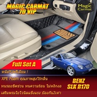 Benz SLK R170 1996-2004 Convertible (2ชิ้นหน้า+ถาดท้าย) พรมรถยนต์ SLK R170 SLK200 SLK230 SLK320 1996