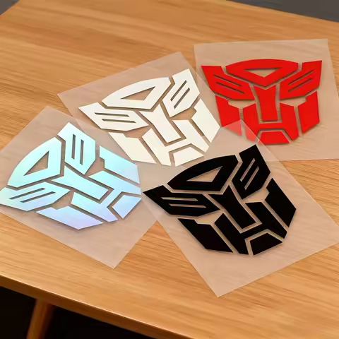 1PC Transformers Logo Car Sticker Set, Perfect for Car Bodies, Windows, Laptops to Show Off Fandom
