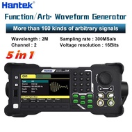 hantek 2-channel signal generator arbitrary waveform pulse function harmonic frequency meter 5-in-1 