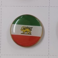 [IRAN & MALAYSIA]  BENDERA FLAG IRAN MALAYSIA 2026 with epoxy with COLLAR PIN IRAN SAVE IRAN WE LOVE