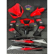 🇻🇳ORIGINAL EXCITER LC135 V1 COVERSET SPARK RR MERAH HITAM STRIPE TANAM COVERSET STICKER TANAM LC V1 