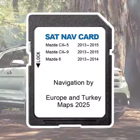 NB1 Navigation SD Card 8GB Sat Nav for Mazda 6 CX5 CX9 2025 EU Turkey UK GPS Map Version Card Navi S
