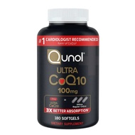 Qunol (กระปุกดำ) Ultra Coq10 100 mg 180เม็ด Exp.02/2027