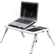 Portable Folding ABS Lifting Laptop Desk Cooling Fan Laptop Stand Multifunctional LD09