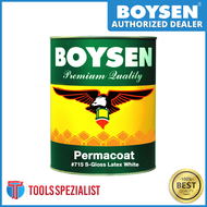 BOYSEN B715 PERMACOAT SG LATEX WHITE PLASTIC PAIL 16L