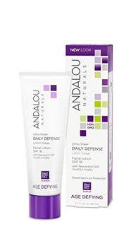 ▶$1 Shop Coupon◀  Andalou Naturals Ultra Sheer Daily Defense Facial Lotion, SPF 18, 2.7 oz, with Res