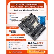 Intel B250 Motherboard Package + Intel G4400