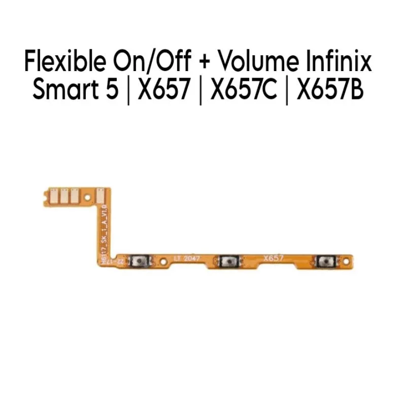 FLEXIBEL ON OFF VOLUME TOMBOL DALAM INFINIX SMART 5 X657 / X657C / X657B ORI
