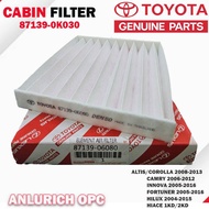 Cabin Filter Toyota Innova / Fortuner / Hilux 2016-Up 87139-28020
