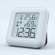 New LCD Clock Temperature Hygrometer Alarm Clocks Baby Room Silent Electronic Clock with Magnet Refr