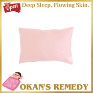 Melina Night Pillow Cover, Checkered Pattern, Pink, Approximately 43×63cm, Standard Type, Envelope S