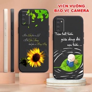 Samsung A02s / A03S / M23 5G / M52 5G TPU case with square border shaped like fortune, calligraphy, 